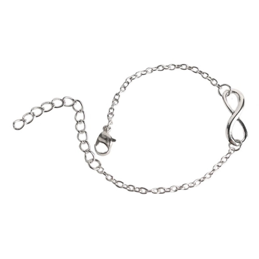 NEW!💙💎INFINITY! SILVERY BRACELET!💎💙8 BEAUTIFUL - Picture 4 of 8